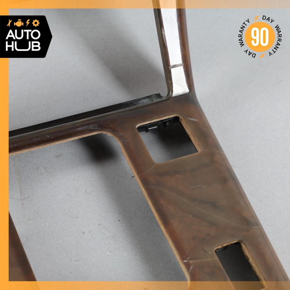 90-02 Mercedes R129 SL500 300SL SL600 consola central bisel madera OEM Foto 4 de 4