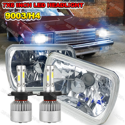 2Pcs DOT 5X7'' 7x6'' LED Headlights Hi-Lo For Chevy Malibu 1978-1981 Corvette AA++