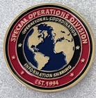 DEA Special Operations Division SOD One Team Federal Police Drug Challenge Coin — photo 2