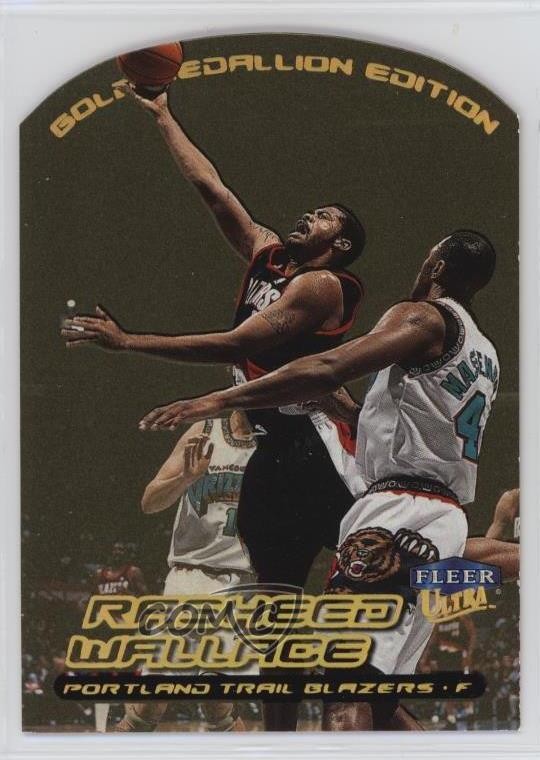 1999-00 Fleer Ultra Gold Medallion Edition Rasheed Wallace #118G 0uh2