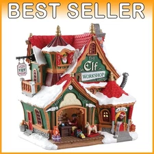 Christmas Elf Workshop Table Sculpture