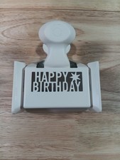 Martha Stewart Happy Birthday Deep Edge Paper Punch
