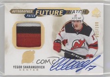 2020 SP Authentic Limited Future Watch 21/100 Yegor Sharangovich Patch Auto 4p5