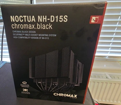 Noctua NH-D15 chromax.black, Dual-Tower CPU cooler (140mm, Black)