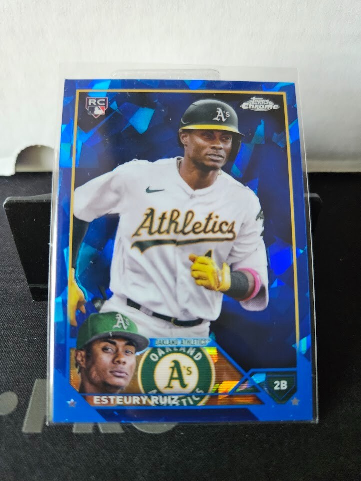 2023 Topps Chrome Sapphire Edition - #650 Esteury Ruiz (RC)