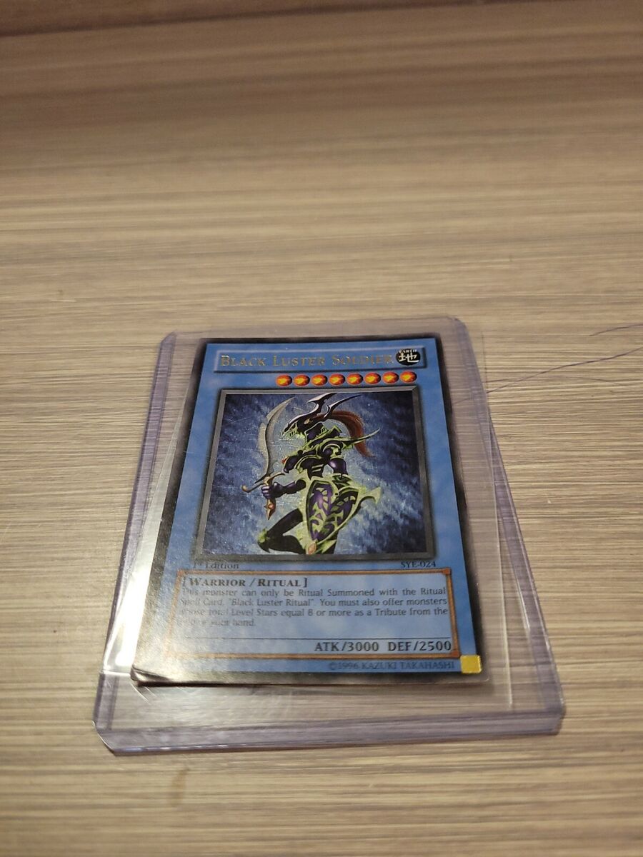 YuGiOh Black Luster Soldier 1st Edition Holo #SYE-024 LP