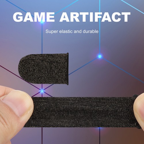 5 Pairs Screen Gaming Finger Sleeve Game Controller Mobile Sweatproof Gloves US - Picture 6 of 12