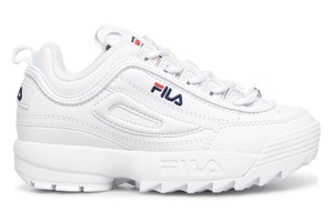 fila disruptor kids blanco