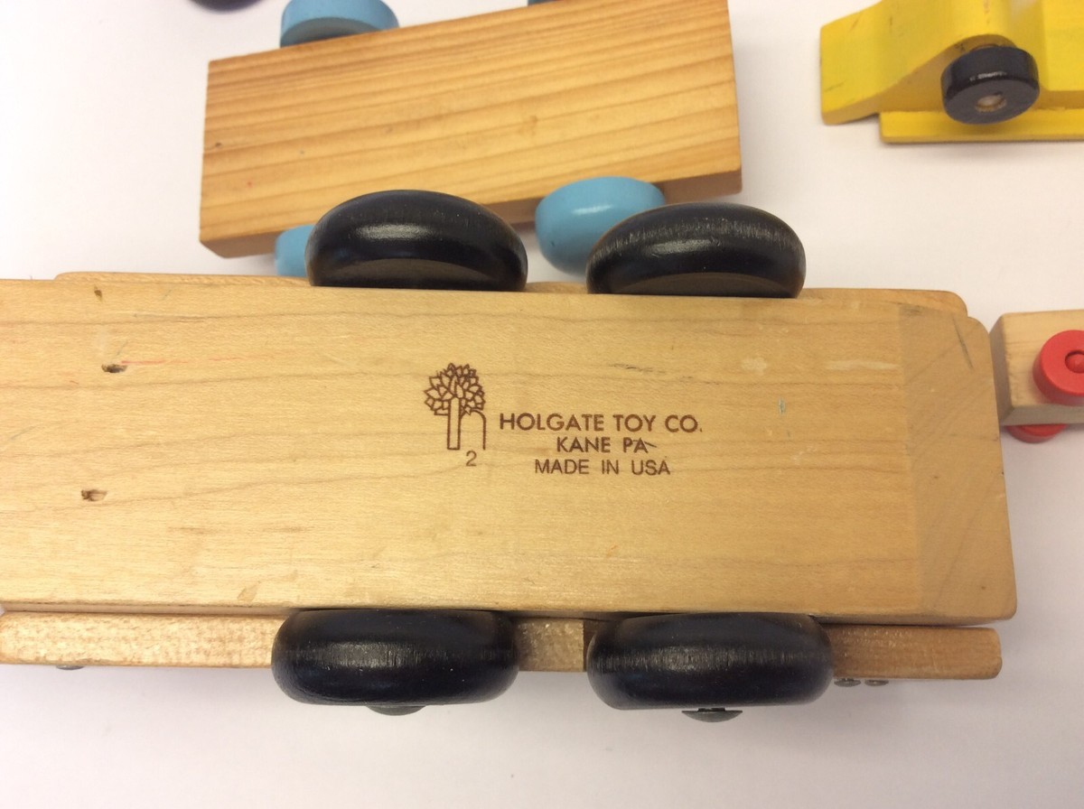 Holgate Toy Co Kane PA Milk Bill Blackwell Handcrafted Trucks Cars