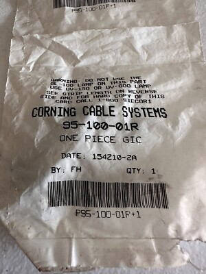 Corning Siecor Fiber connectors 95-100-01R (Lot of 12)