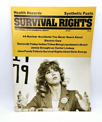 Vintage 1979 SURVIVAL RIGHTS: The Journal Of Environmental Debate Issue #6 
