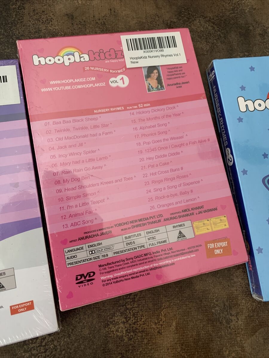 HooplaKidz Vol 1 & 2 Plus Christmas Special DVD - 3 Disc Set HooplaKidz Vol 1 & 2 Plus Christmas Special DVD - 3 Disc Set