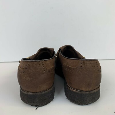 Max Verre Neapolis Leather Tassel Loafers Shoes Brown Size  display picture 1