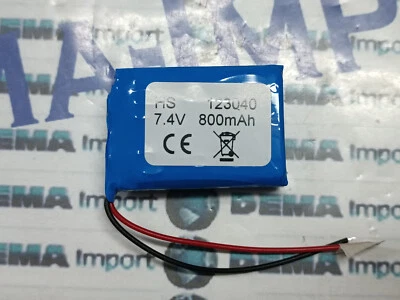 Batteria a litio ricaricabile 7.4V DOPPIA CELLA gps acustica lampade