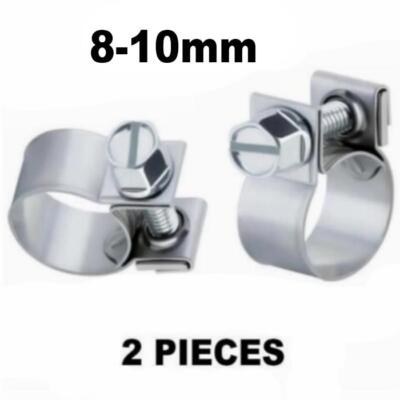 X AUTOHAUX Lot de 3 colliers de serrage en alliage d'aluminium AN10 pour tuyau d'huile et de carburant Rouge