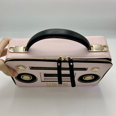 KATE SPADE JAZZ THINGS UP BOOM BOX CROSSBODY CLUTCH BAG 2+ 