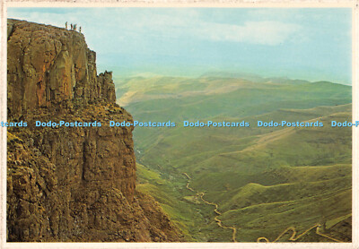 D077293 Nr. 645. Sani Pass. Dach Afrikas. Steile kurvenreiche Straße. Kunstverlag.