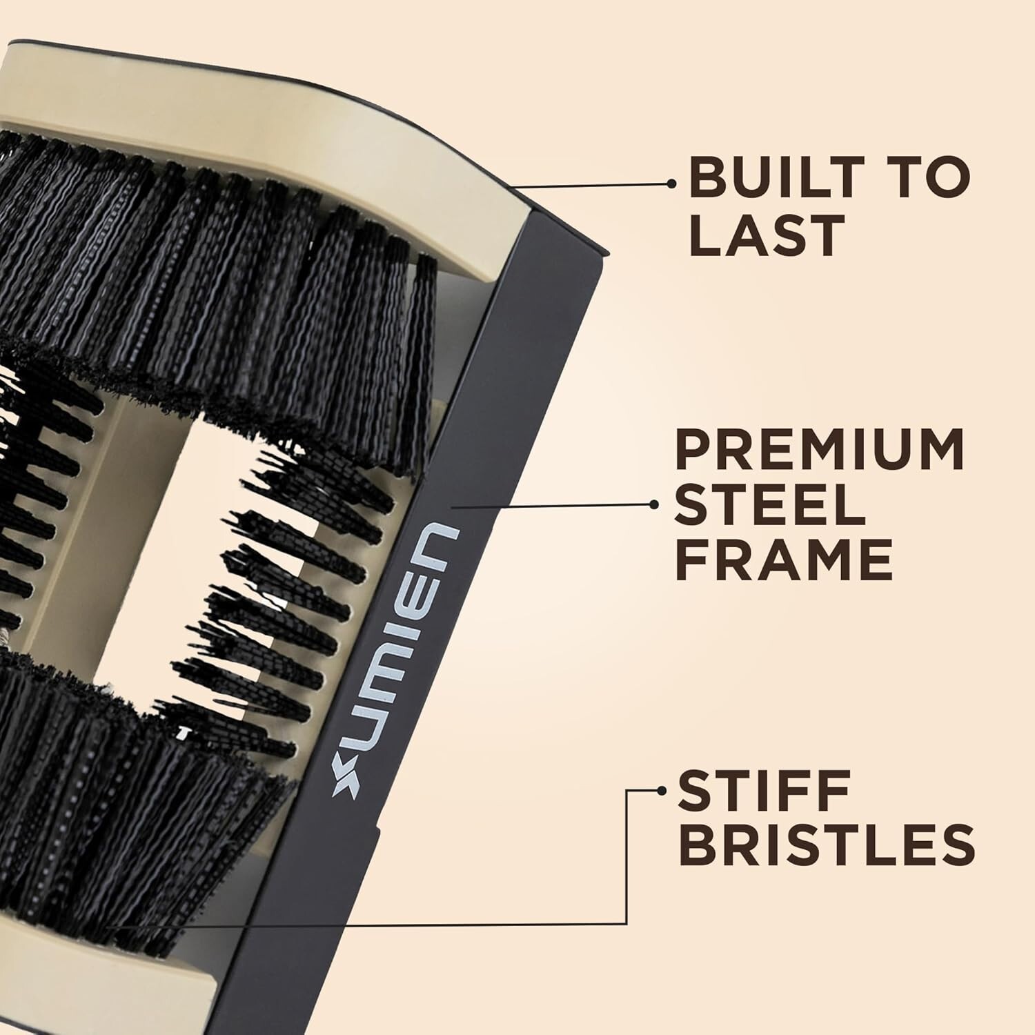 Umien Boot Scraper & Shoe Brush � Heavy Duty Outdoor Shoe Cleaner & Scrubber