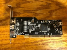 Syba SD-FWB-32B FireWire 1394 Controller Card -NIB, Sealed-