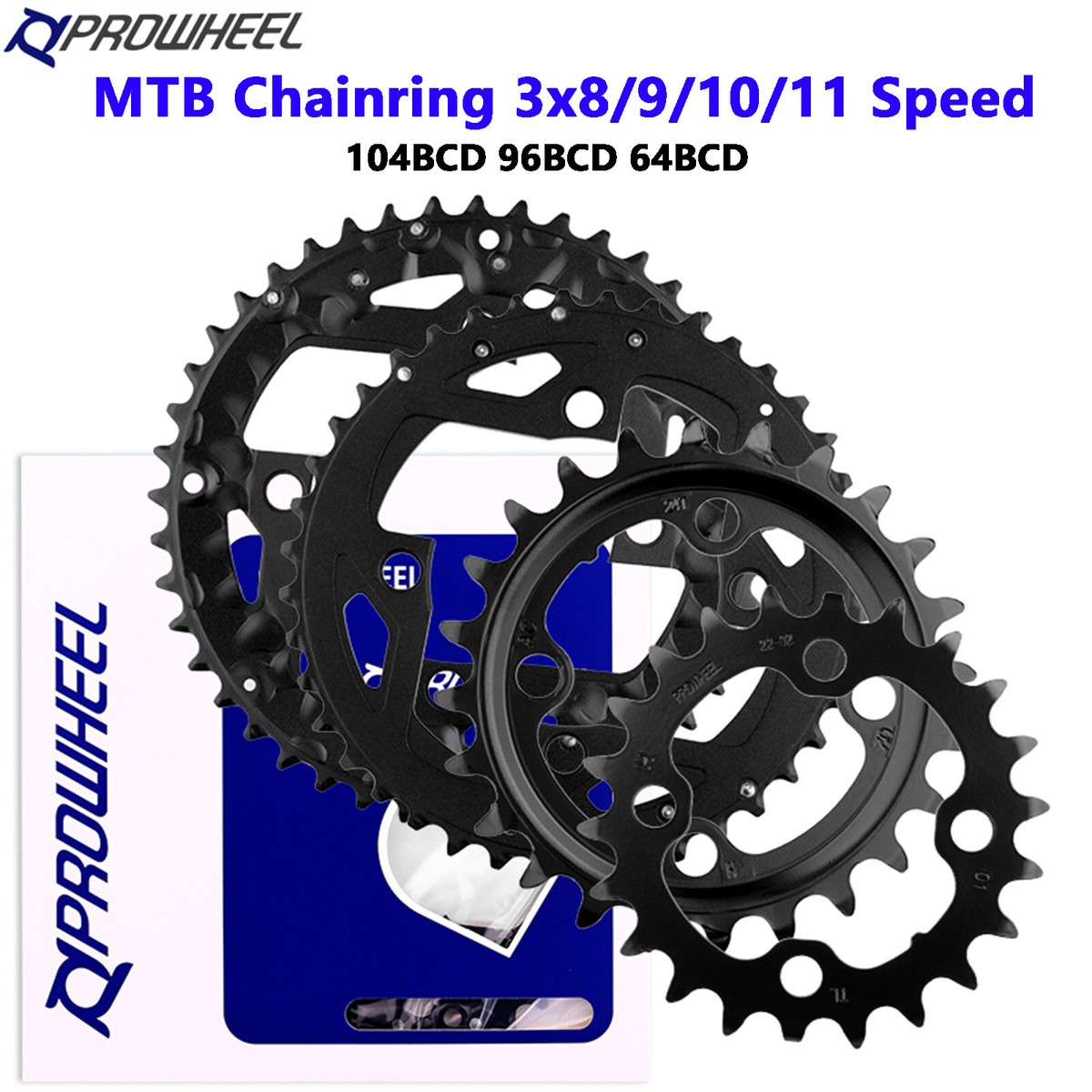 Bike Chainring Speed Crankset With 11 Speed Chain Prowheel MTB