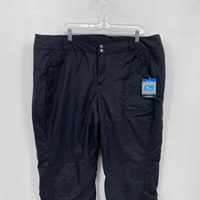 Columbia Snow Pants Modern Mountain 2.0 Outdoors Solid Black Size 2X Womens
