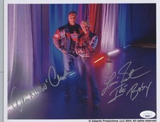 American Gladiators Nitro & Ice photo signed by Dan Clark & Lori Fetrick JSA COA