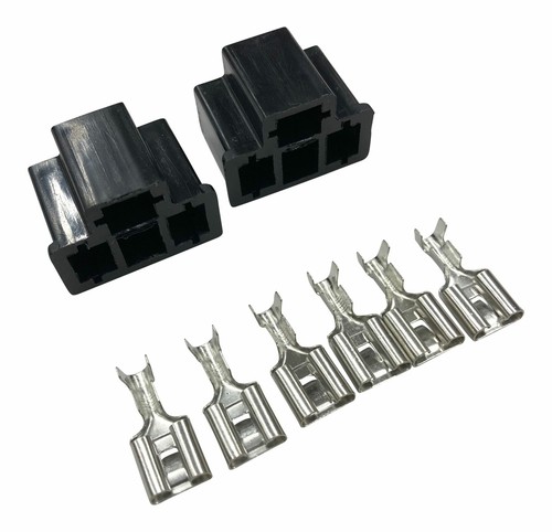 For Pear Repair Plug Socket Base Lamps H4 Plug + 6x Pin FEMALE
