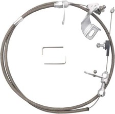 Braided Stainless Kickdown Cable Kit For Torqueflite Mopar Dodge Chrysler 727 Braided Stainless Kickdown Cable Kit For Torqueflite Mopar Dodge Chrysler 727