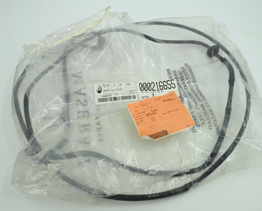 Genuine Maserati Pipe from Fuel Vapour Filter to Wheel Compartment P/N 216655