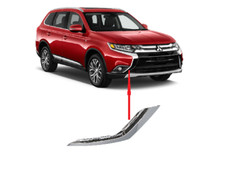 Neu Mitsubishi Outlander 15-18 Vorne Stoßstange Seite Chrom Rand Rechts O/S