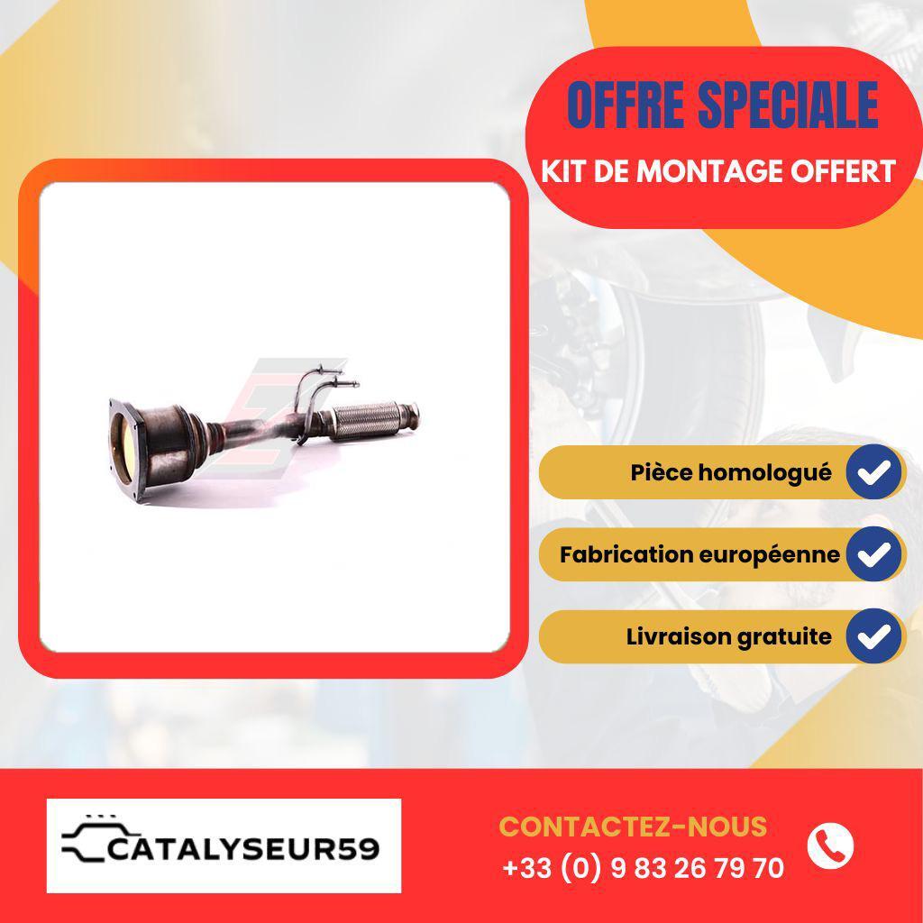 Catalyseur PEUGEOT 807 2.0 HDI FAP avec filtre à particules pour moteur diesel 136 cv
