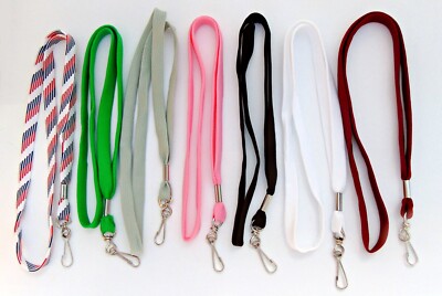 30 Halsbänder Mit Transparenten ID-Halter – Wählbare Farben, Perfekt Für Ausweise, Veranstaltungen Oder Den Beruf