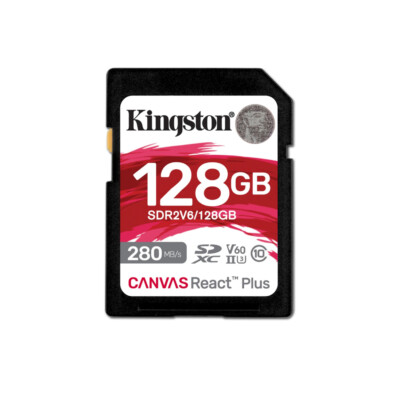 Kingston Technology Canvas React Plus SDXC 128GB UHS-II Class 10 Speicherkarte