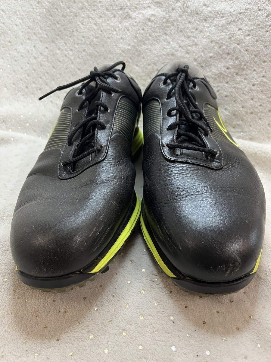 Nike Lunarlon Flywire 418471-003 Golf Shoes Leather Mens Size US