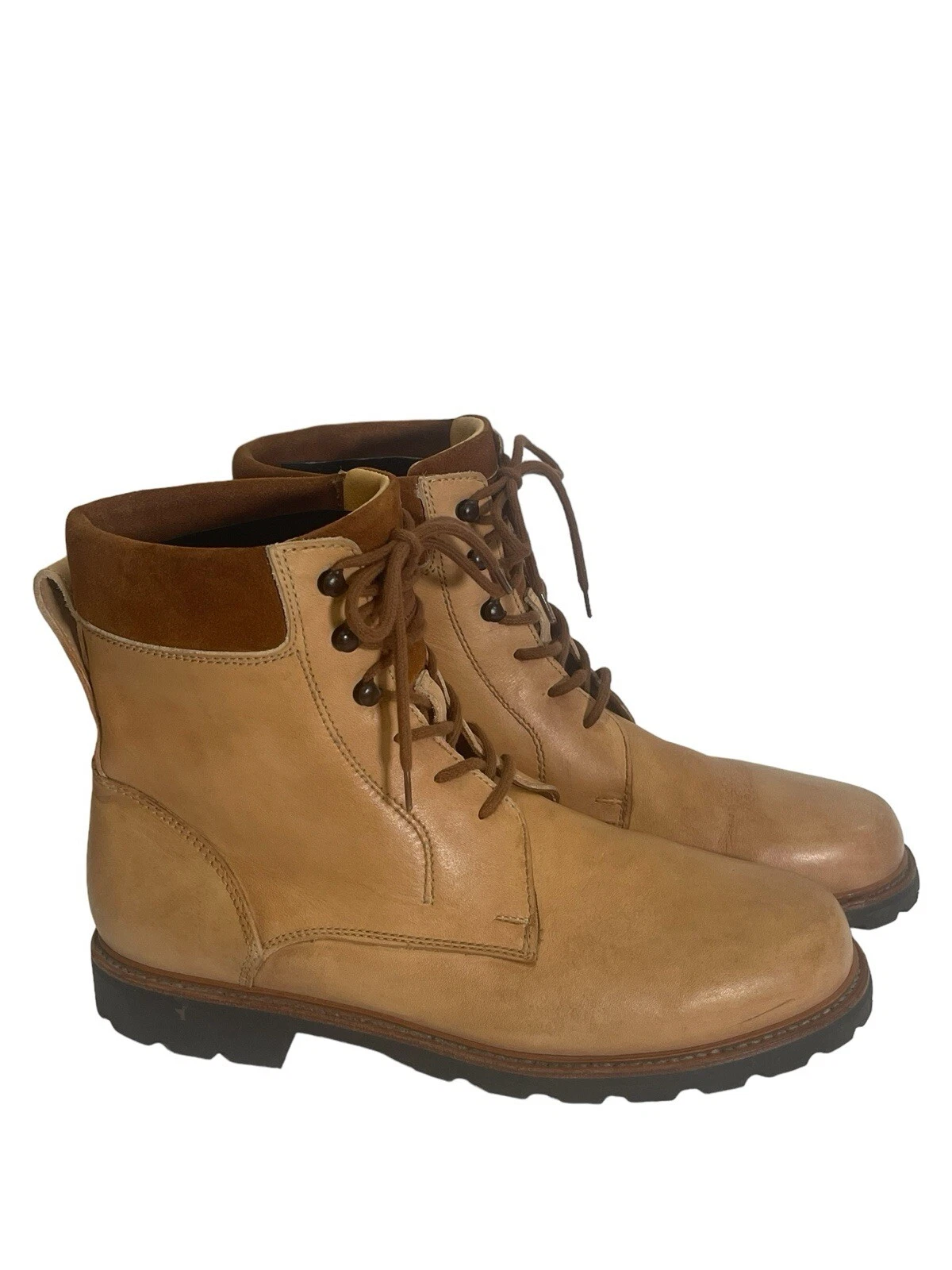 Bottines homme cuir et daim marron clair marron clair marron Ludwig Reiter 44/10 10,5