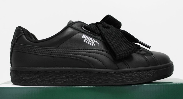 puma shoes leather black