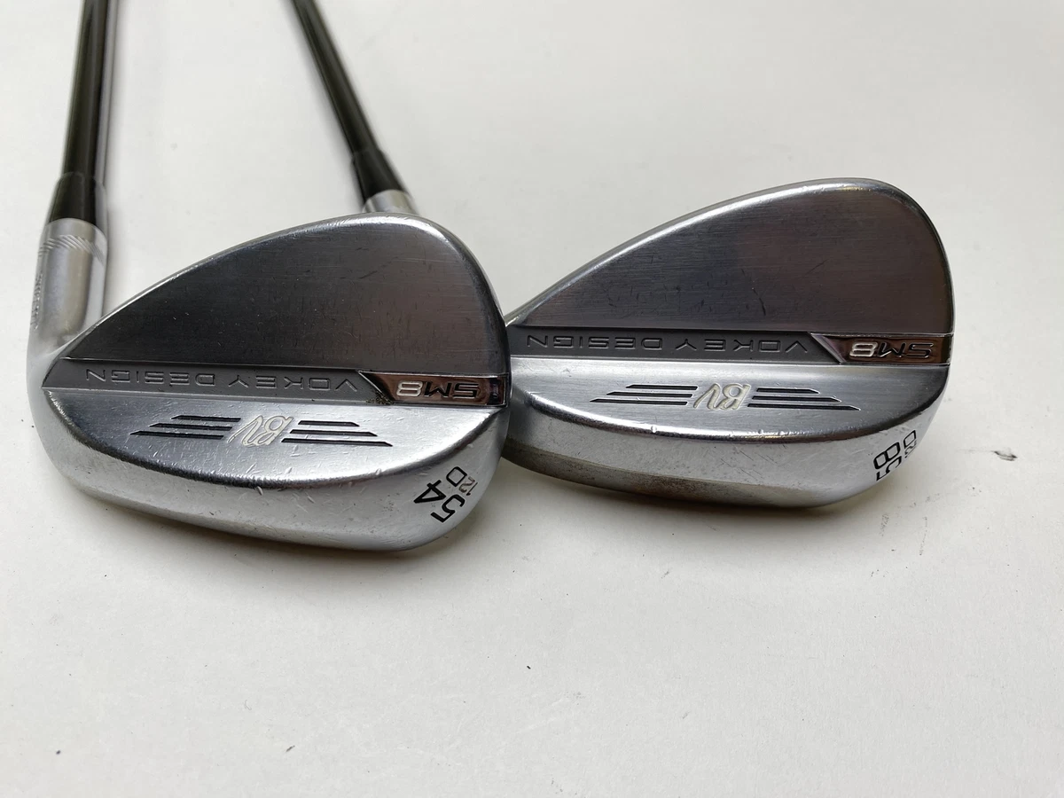 Titleist Vokey SM8 Tour Chrome Wedge Set 54*12 | 58*12 Tensei Red
