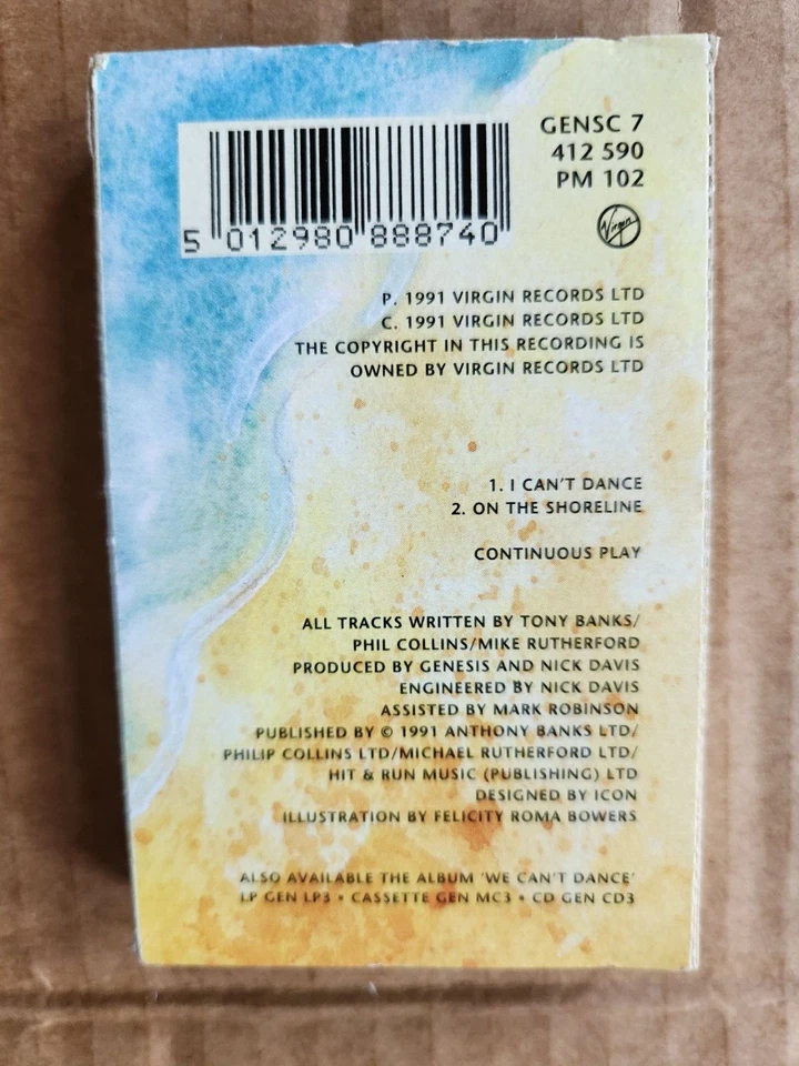 GENESIS - I CAN'T DANCE - cassette  -  excellent - Image 2 of 3