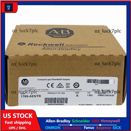 New Sealed AB 1769-AENTR Ser A Compactlogix Ethernet Adapter 1769-AENTR USA