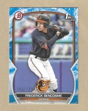 2023 Bowman 1st Frederick Bencosme BLUE PATTERN Border Parallel #BP-35  /125 RC