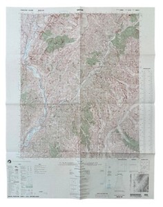 NIMA Military Topographic Map of DROSH, PAKISTAN