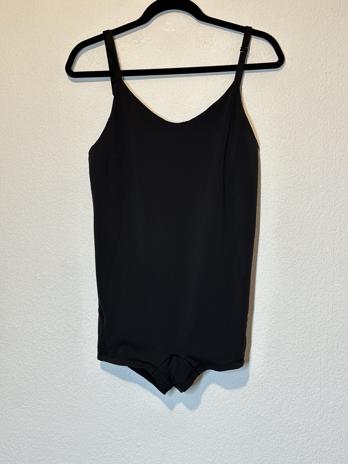 Lululemon Minimalist Leotard Bodysuit Size 10 Black Unitard Yoga