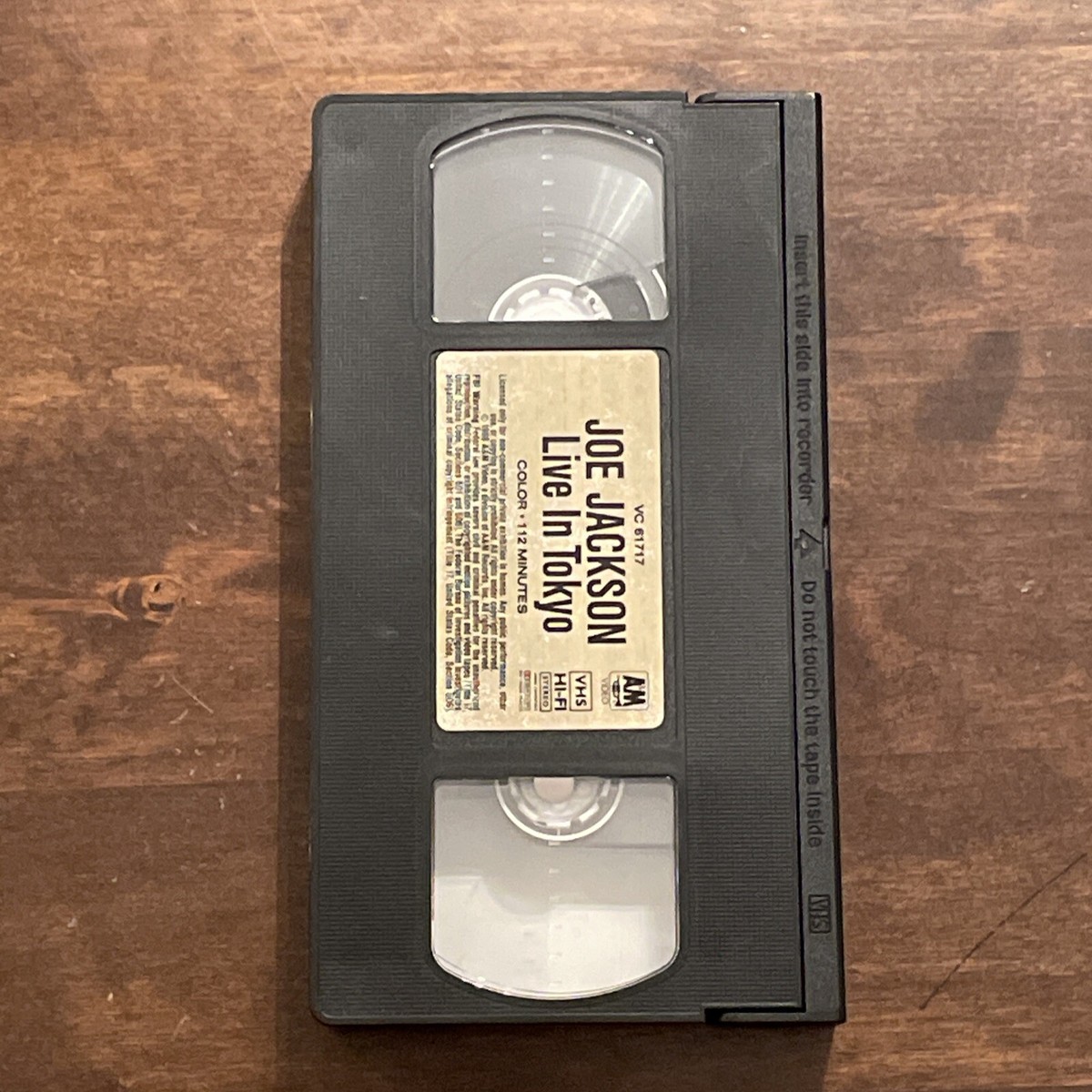 その他 Joe Jackson ?? Live In Tokyo (VHS) Joe Jackson: Live in Tokyo (VHS, 1988) 75026171737| eBay