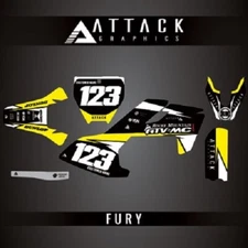 Attack Graphics Custom Fury Complete Bike Graphics Kit