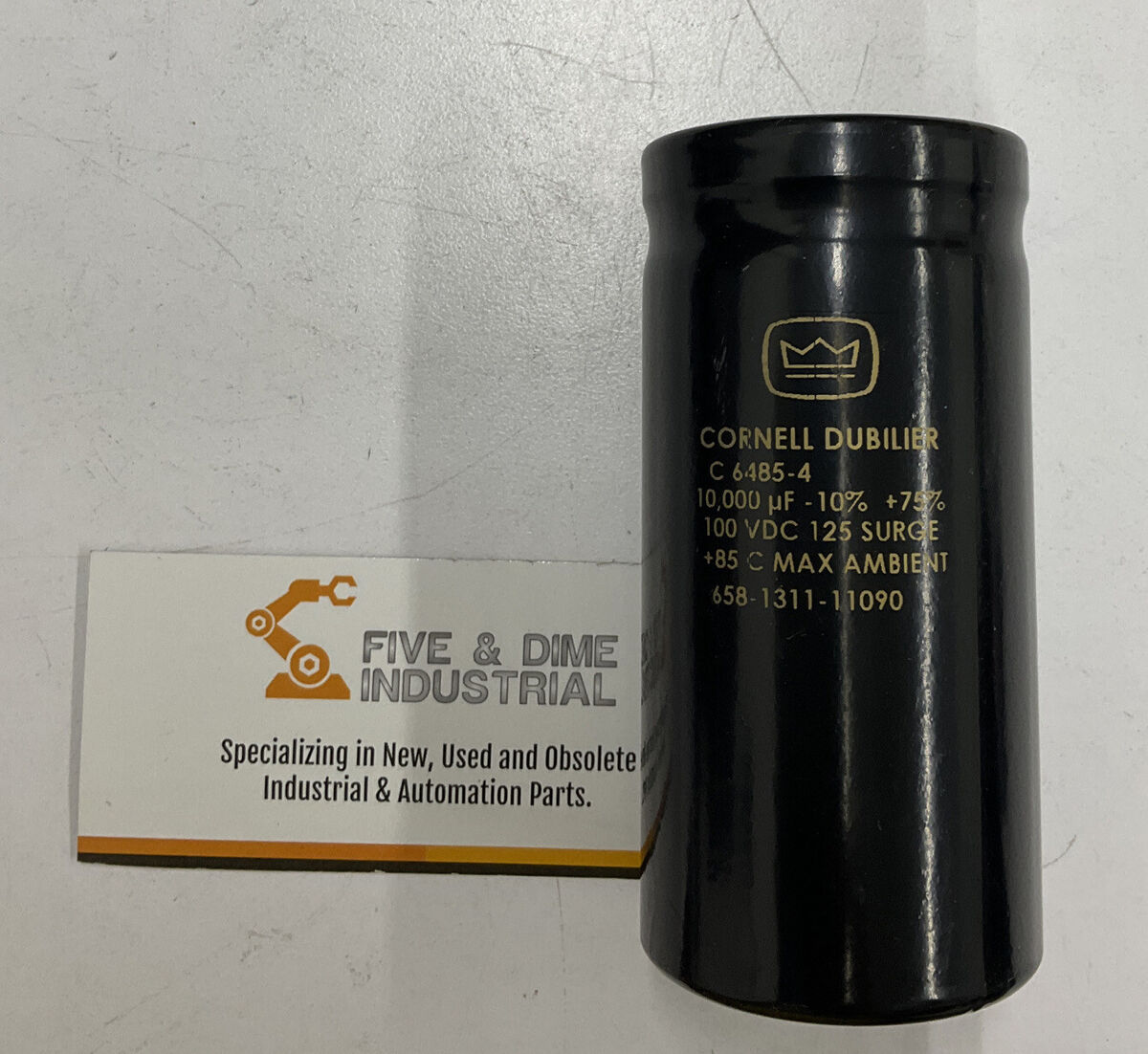 Crown Cornell Dubilier C6485-4 10,000 uf 100VDC Capacitor | eBay Crown Cornell Dubilier C6485-4 10,000 uf 100VDC Capacitor | eBay