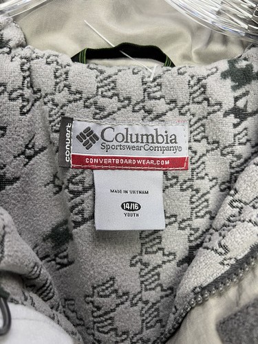 Columbia Interchange Full Zip Hooded Lined Anorak Jacket Youth 18/20 - Picture 4 of 9
