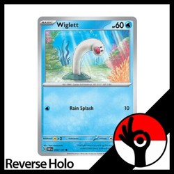 Wiglett 058/197 Obsidian Flames Reverse Holo Common