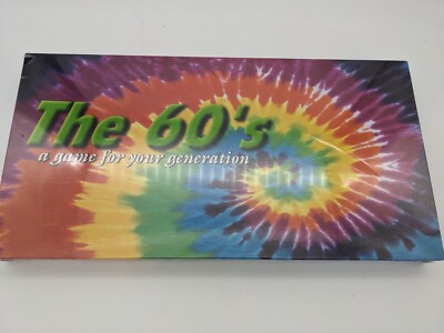The 60's, A Game For Your Generation (Monopoly Style Board Game) - NEW/ SEALED