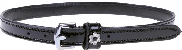 ARBO-INOX® Sporenriemen aus Leder Basic oder mit Strassverzierung schwarz