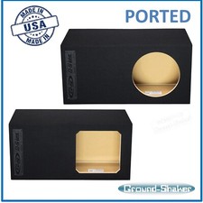 Single Ported X-Large Vented Ground-Shaker Subwoofer Enclosure Sub Box